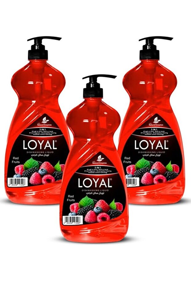 5 in 1 Dishwashing Liquid - Red Fruits 3x1.5L
