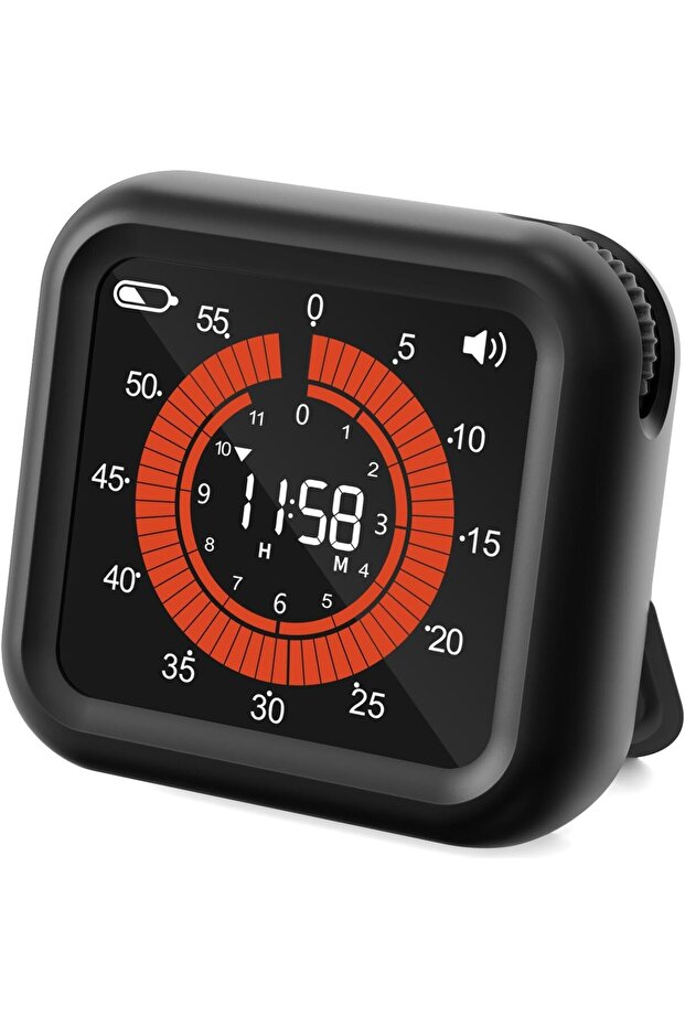Digital Visual Timer, Time Management Tool, Home Timer, Rechargeable Countdown Timer with VA Display - 1