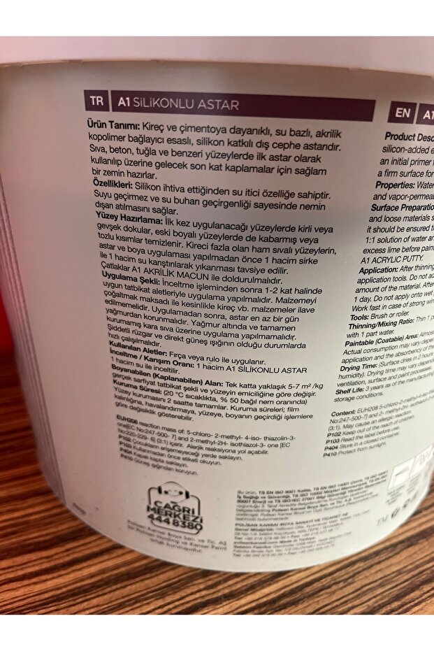 A1 Silikonlu Dış Cephe Astar - 2