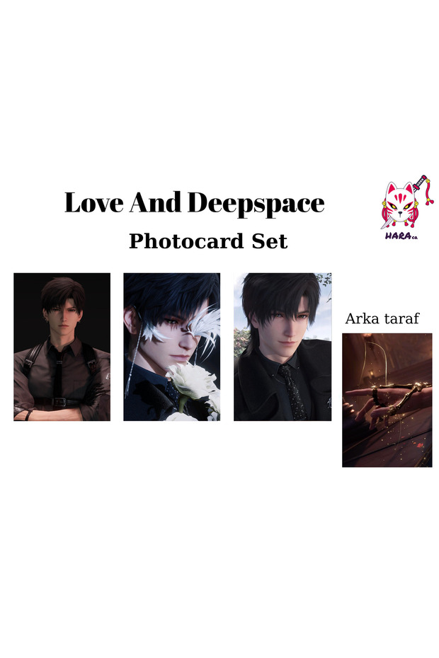 Love and Deep Space Game Zayne Game Photocard Set / Collection Card V1 (3Pcs)