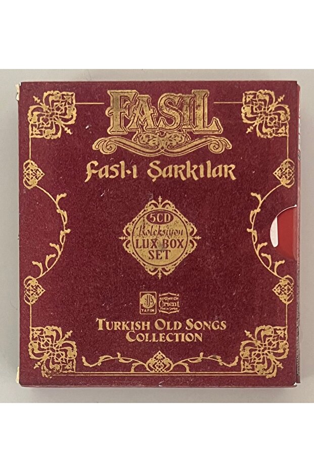 Fasıl Fasl-I Şarkılar 5 Cd 73 Works Luxury Box Set Cd with Velvet Box (Original Period Edition Cd)