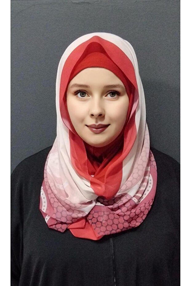 Nirvana Boneli Şal - Retro Fuşya - 5