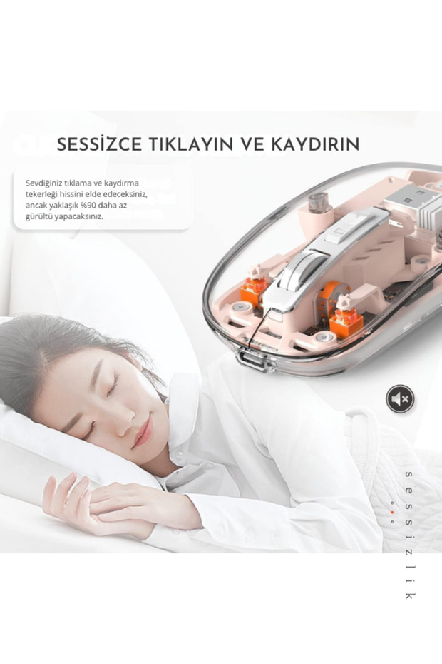 • ŞEFFAF KABLOSUZ MOUSE - 5