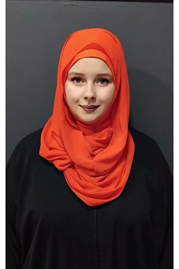 Nirvana Boneli Şal - Kiremit - 5