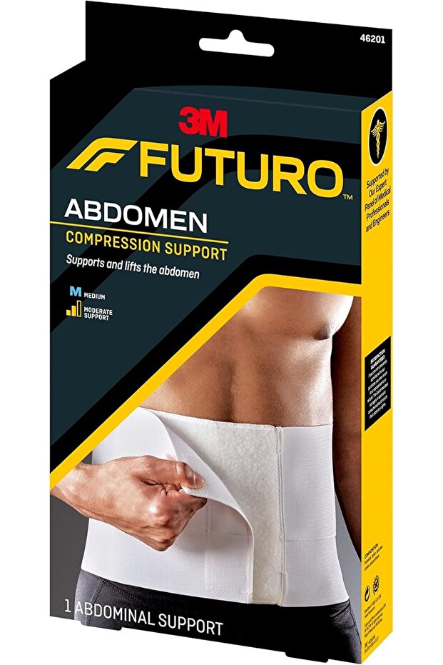 دعامة ضغط البطن، متوسطة، بيج، وحدة واحدة/عبوة - 8
