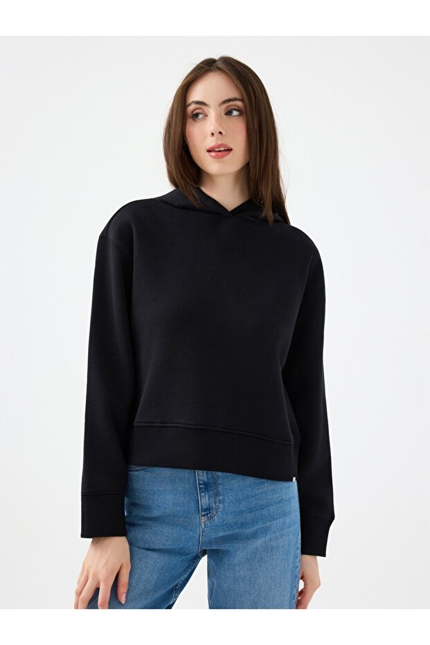 Kadın Sweat LF2033675 BLACK - 1