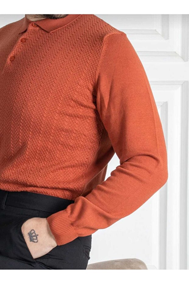 İNTERVİEW POLO YAKA TRİKO KAZAK - 7