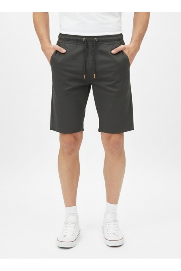 Men's Solid Cotton Outdoor Shorts-Anther- 21 Year