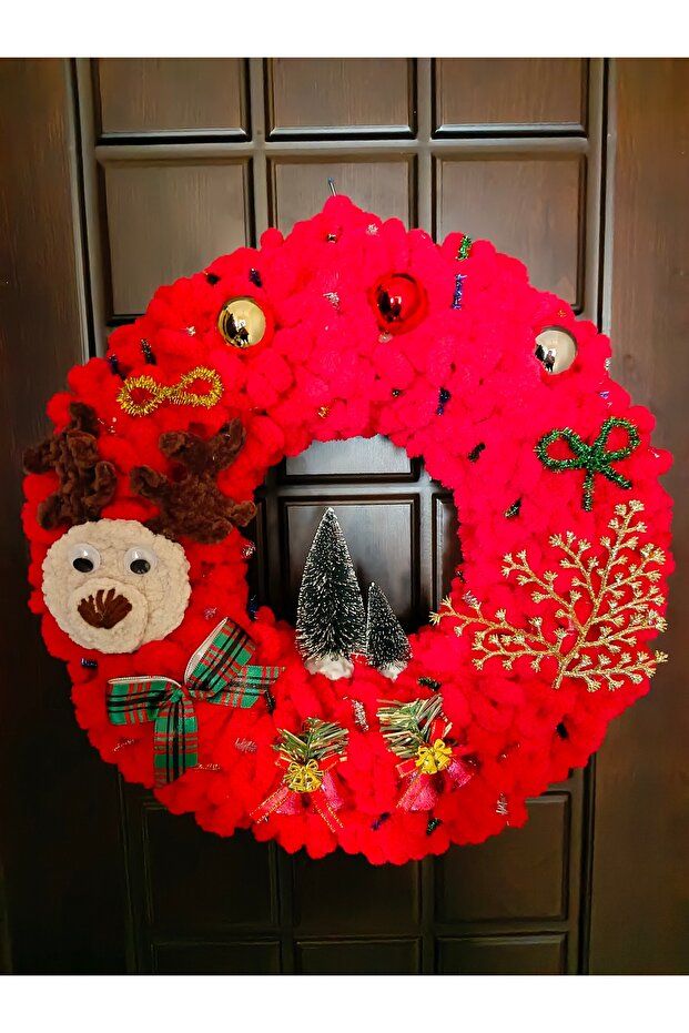 Yılbaşı temalı kapı süsü - 3