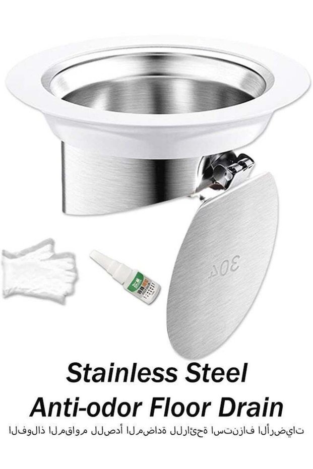 Stainless Steel Anti-odor Floor Drain Anti-odor Anti-clogging Bathroom Floor Drain with Anti-Cloggi