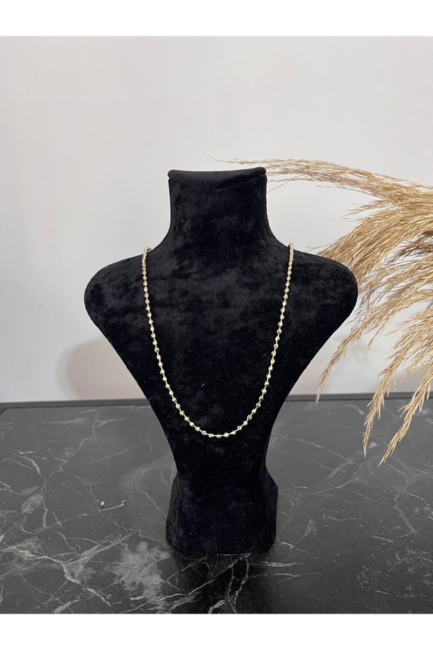 Stainless Steel Gold Shiny Bright Jewelry Model Mini Dorica Model Necklace
