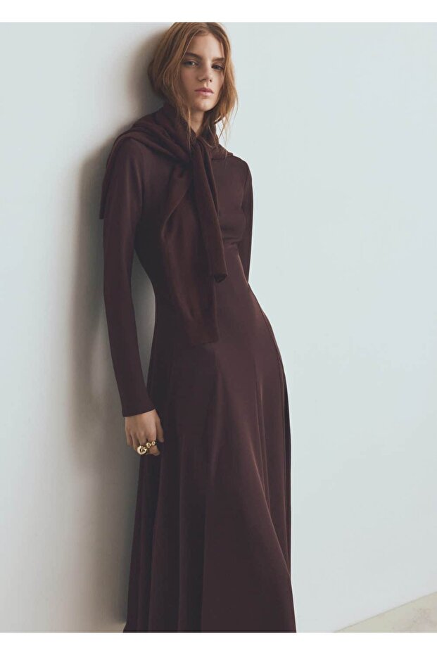 Godeli evaze elbise - 6