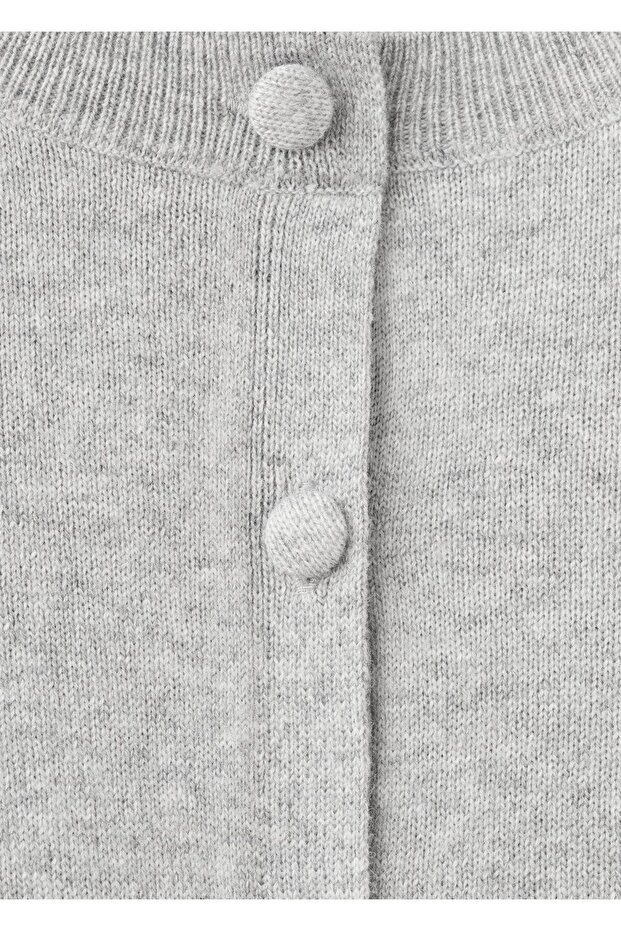 Triko düğmeli hırka - 6