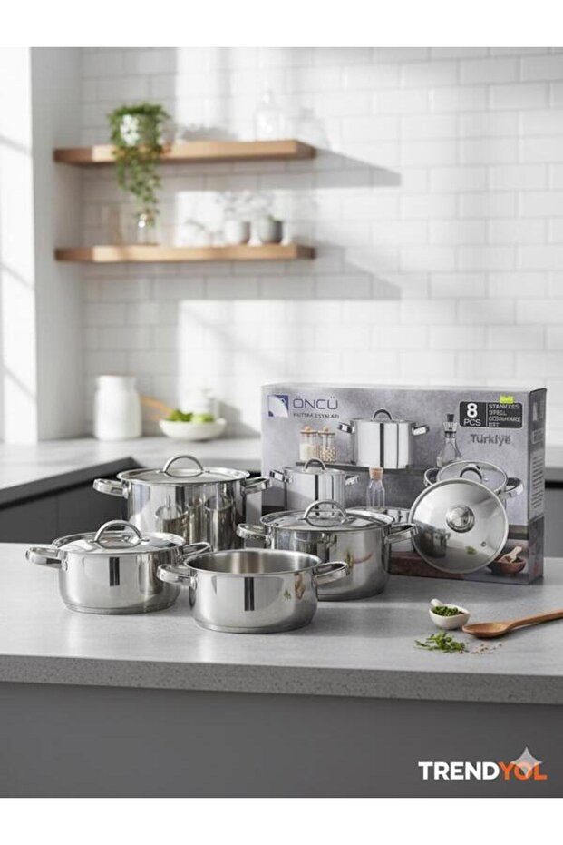 çelik tencere seti - 1