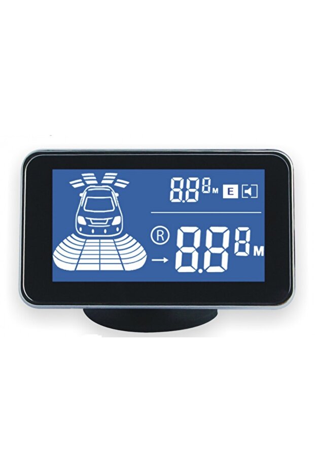 Front and rear parking sensors with timer, 8 sensors and LCD display KC-6000J - 1