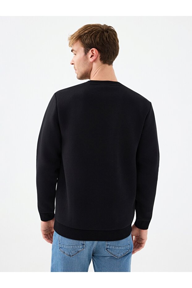 سويت شيرت رجالي أسود Lf2041111 - 3