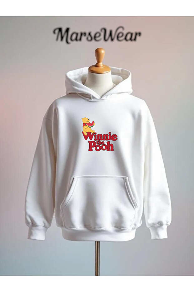 Front and Back Printed Cotton 3 Thread O Oversized Sweatshirt