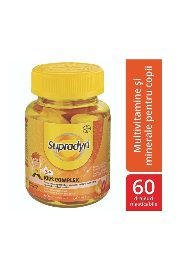 Supradyn Kids Complex, 60 chewable tablets, Bayer