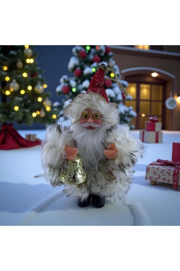 Santa Claus Hanging Decorative Ornament, Tabletop Santa Claus Ornament, Handmade Christmas Ornament, 19 cm