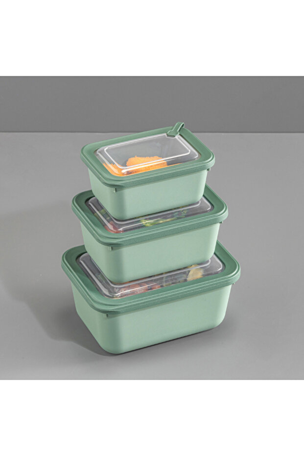 3 Piece Storage Container Set (600-1100-1800 ml)