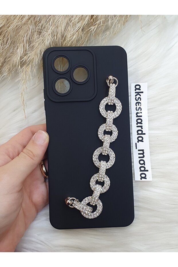 حافظة إطلاق متوافقة مع هاتف REALME C53 مصنوعة من الحجر - 1