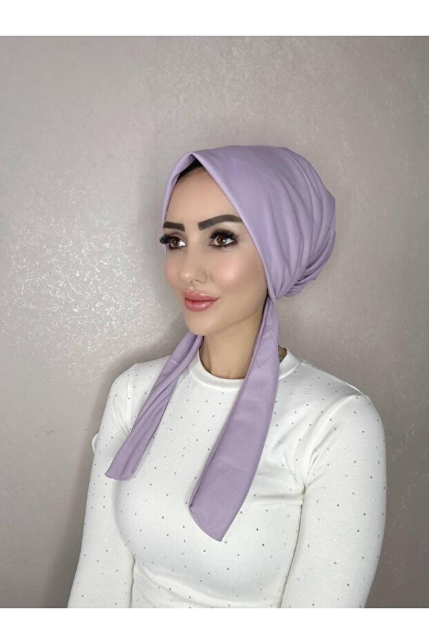 Lila Plain Cotton Shawl Scarf Suitable for All Seasons
