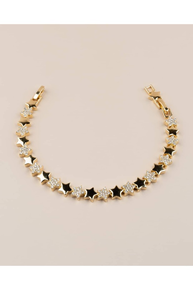 Lystara Inlaid Stone Star Model Bracelet