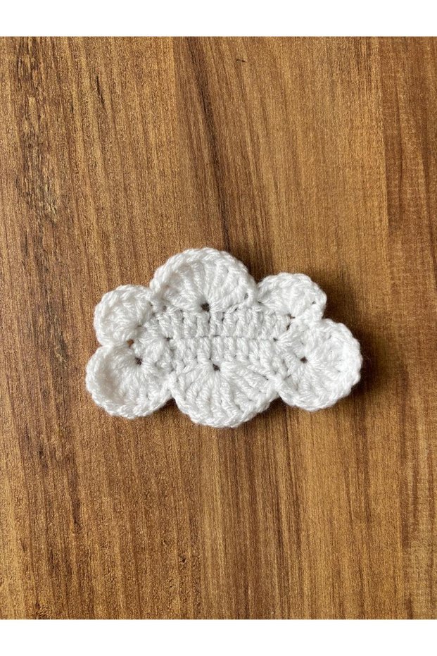 Hand Knit Cloud Motif (10 Pieces)