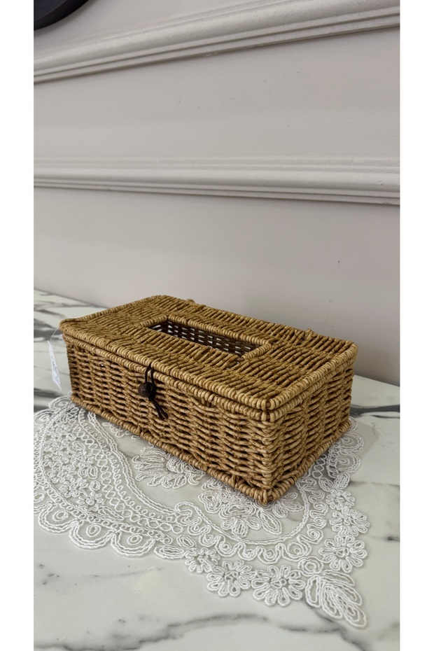 HASIR DİKDÖRTGEN KAPAKLI PEÇETELİK - 4