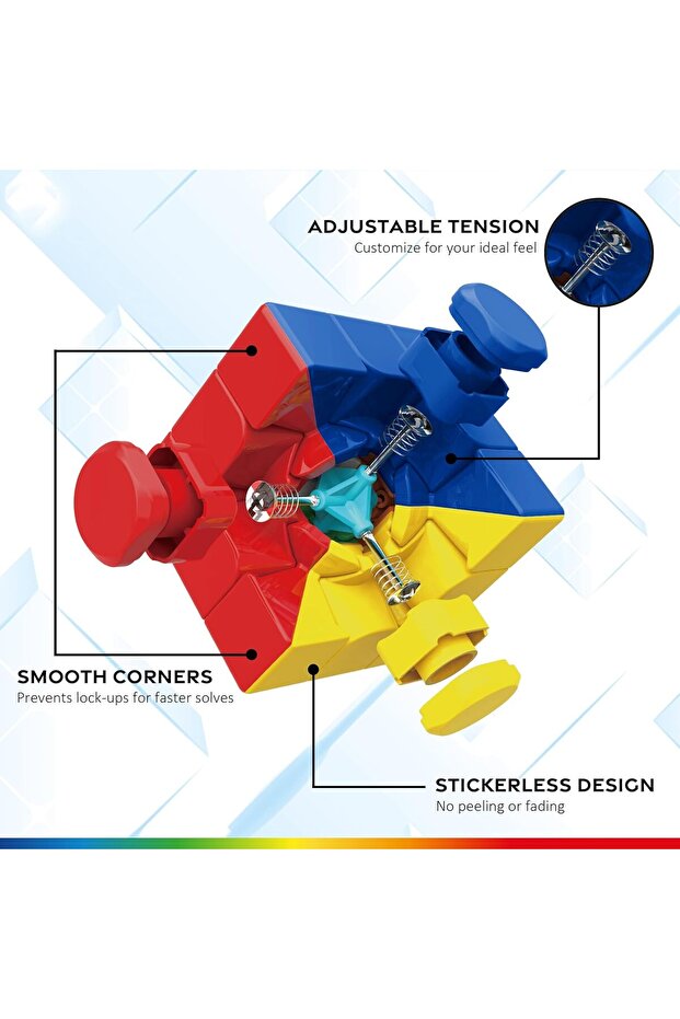 ألوان كلاسيكية متعددة 3x3 - 3