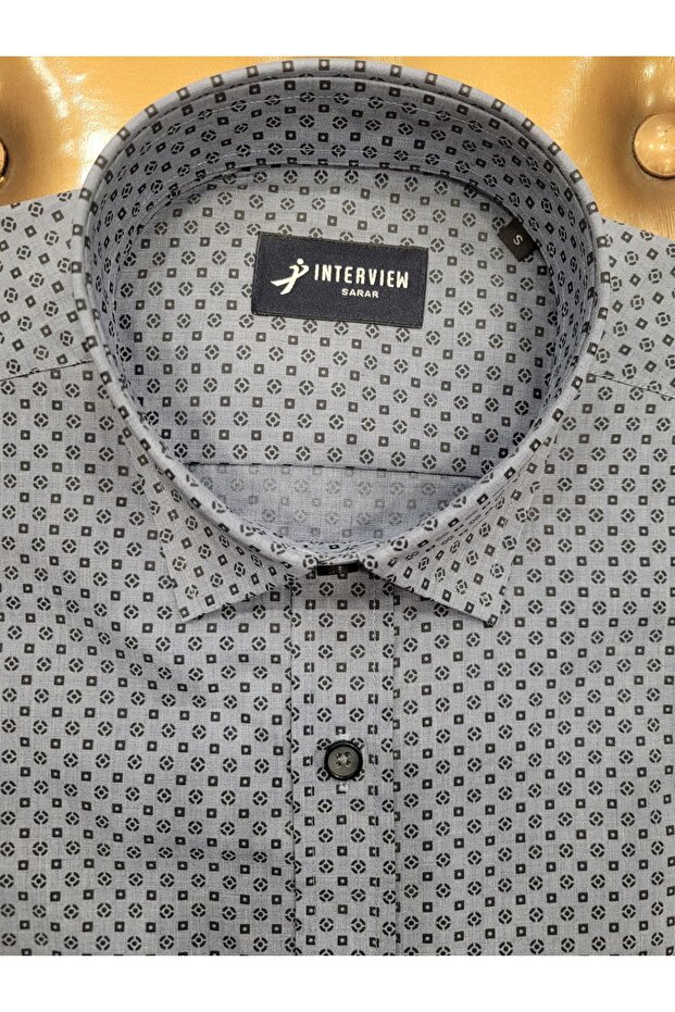 İNTERVİEW DESENLİ A.MAVİ GÖMLEK - 3