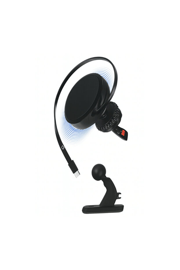 M/DX1267 2-in-1 Telescopic Magnetic Mount with Wireless Charging