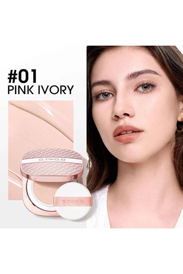 Medium Coverage Moisture-Bright BB Cushion Foundation ( Color: Pink Ivory)
