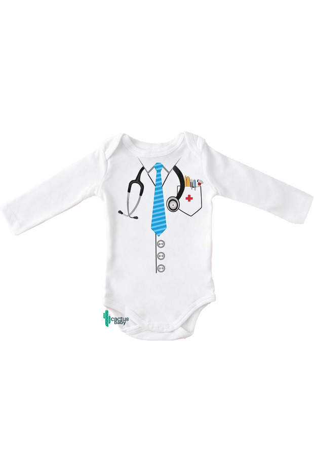 Doctor Baby Bodysuit 100% Cotton