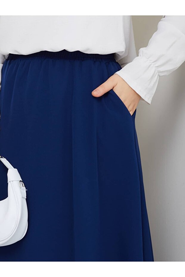 Basic Cepli Rahat Kesim Maxi Etek - 6
