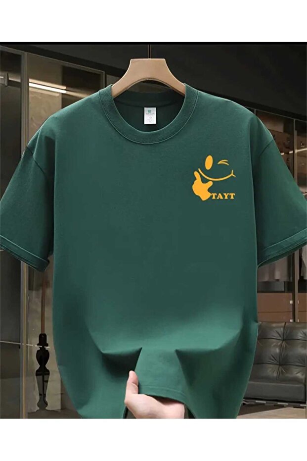 Winking Smiley Face Printed T-Shirt