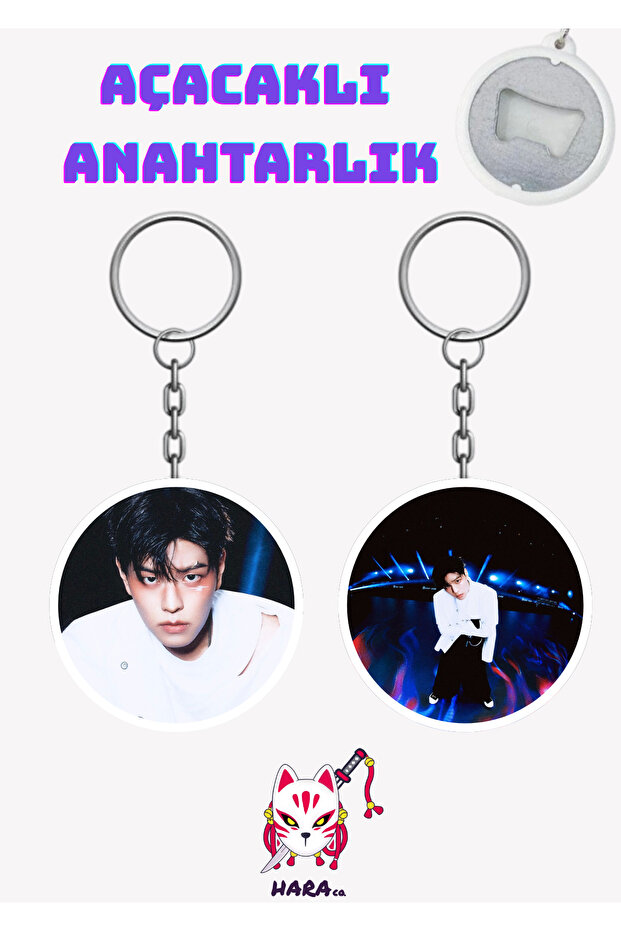 Stray Kids Kpop Karma Album Karma Version Seungmin Keychain Opener Set (2-Piece)