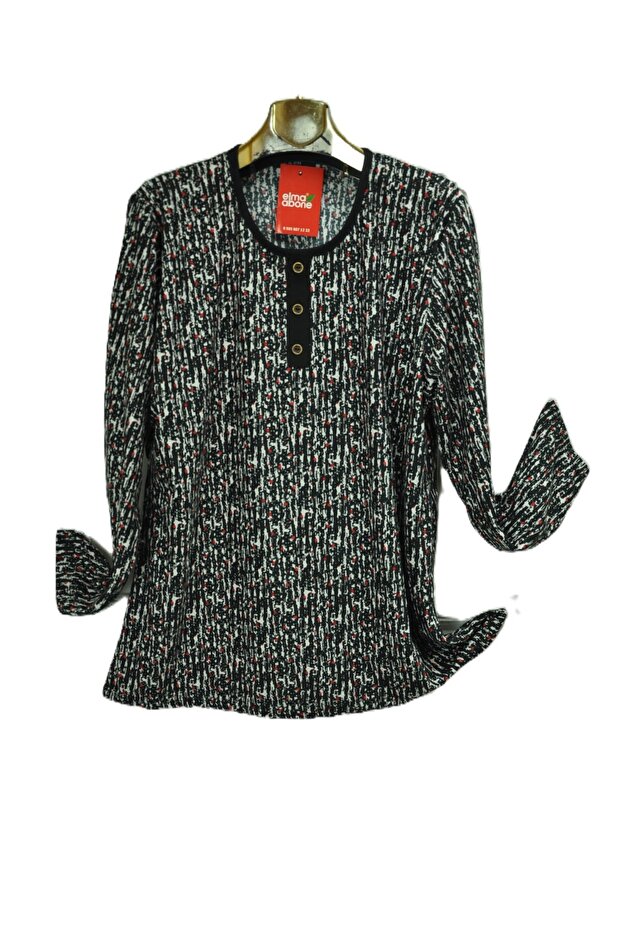 بلوزة ناعمة مقاس كبير - 1