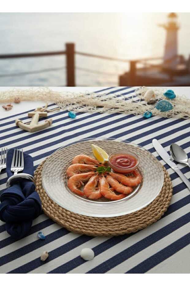 Pasta Tabağı Cam Tabak 6 lı Set - 3