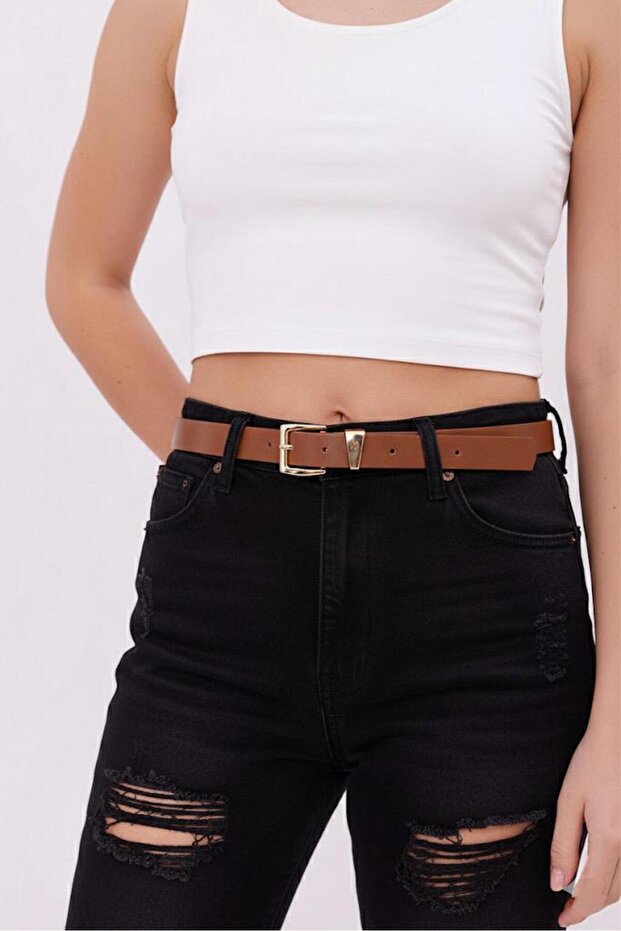 Gold Buckle Women's Belt, Jacket Belt, Trouser Belt,