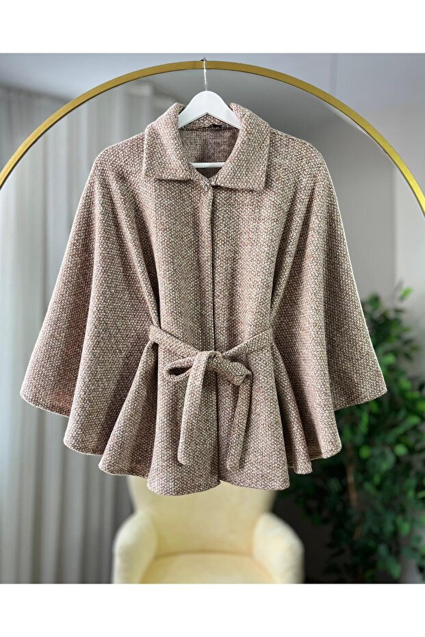 RENA GÖMLEK YAKA ÖRME BUKLET PANÇO - 2