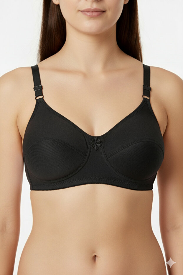 Combed Sponge Bra - 1
