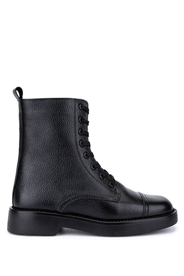 Women's Black Floater Casual Boots