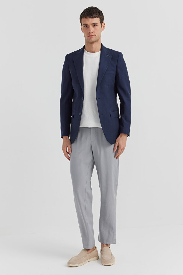 سترة رجالية بياقة على شكل طائر السنونو - 5