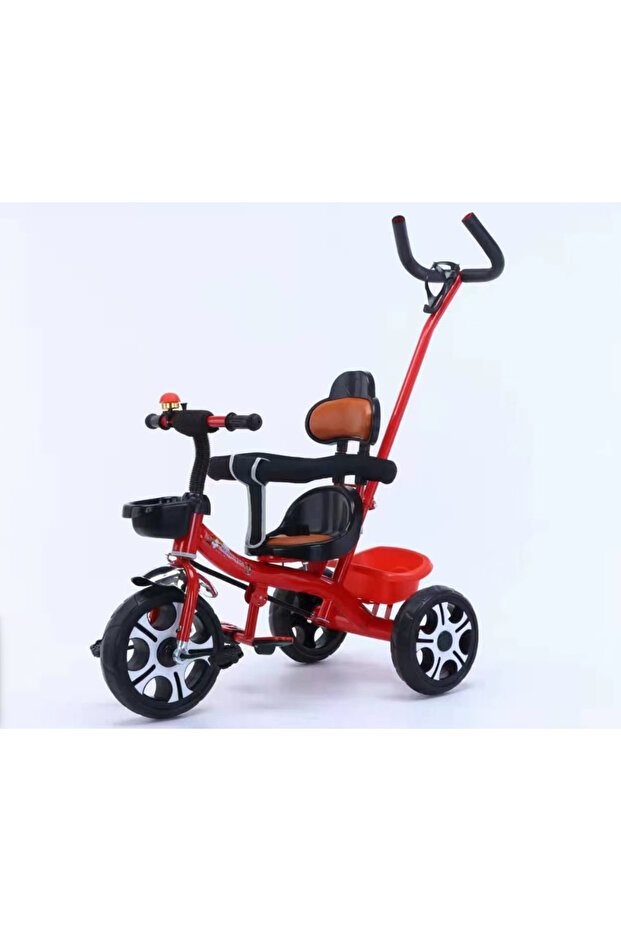 Children's tricycle – safe and comfortable with a practical design and control handle - 1