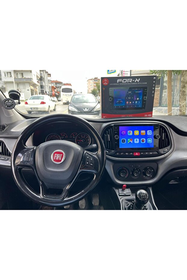 FİAT DOBLO 2015+ ANDROİD MULTİMEDYA CARPLAY TUŞLU YENİ SERİ - 4