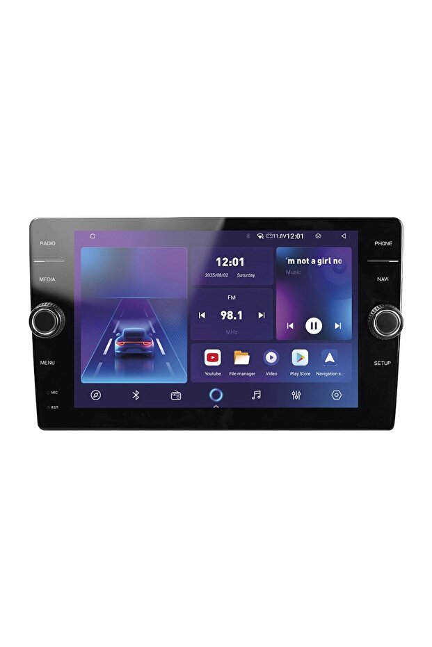 FİAT DOBLO 2015+ ANDROİD MULTİMEDYA CARPLAY TUŞLU YENİ SERİ - 2