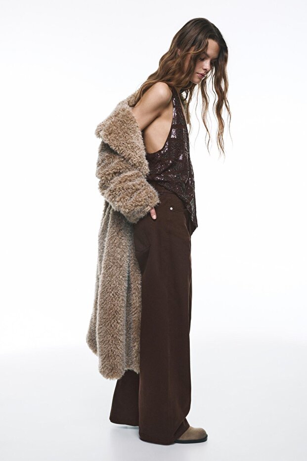 Bağcıklı baggy jean - 2