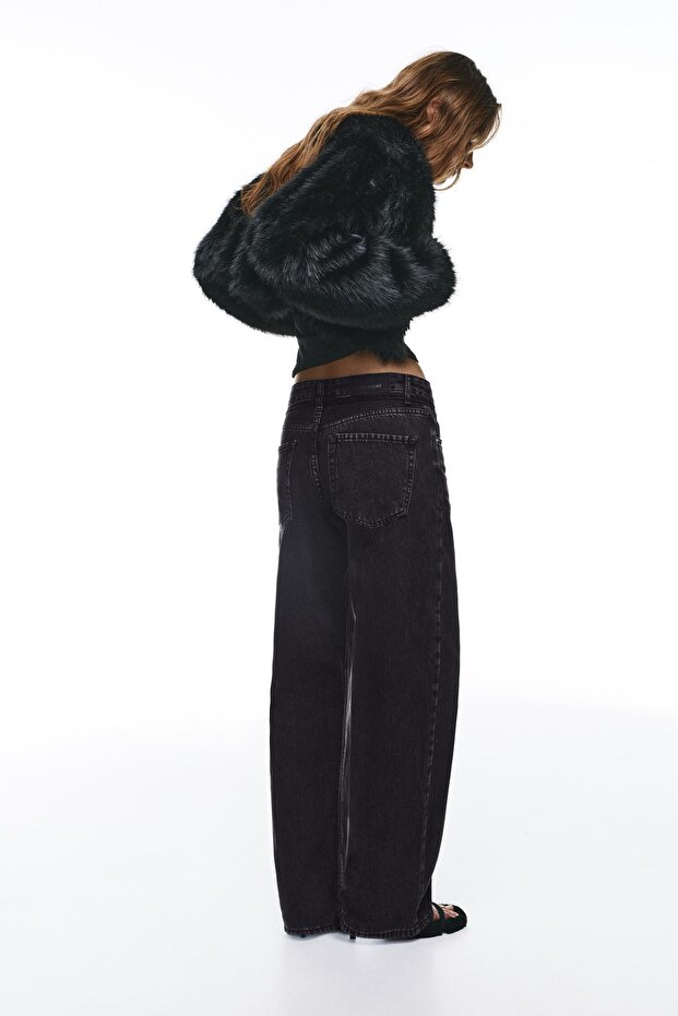 Bağcıklı baggy jean - 5