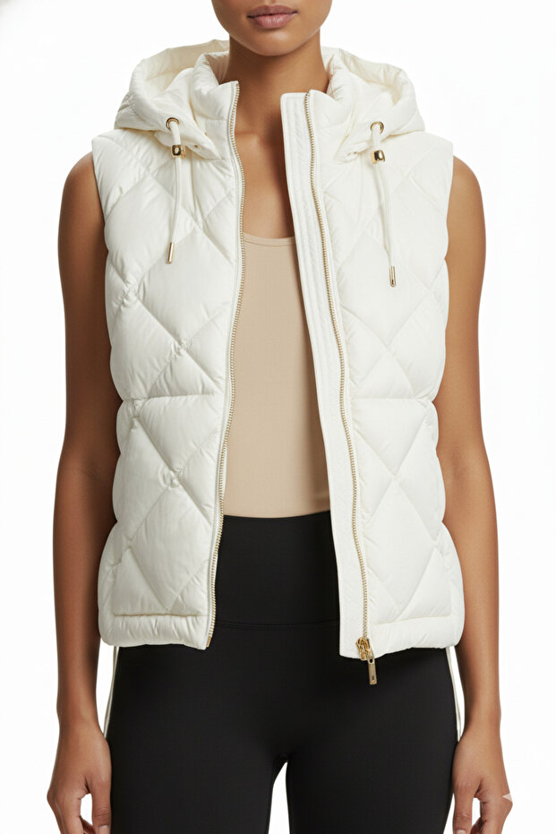 Kapüşonlu Şişme Yelek - 3